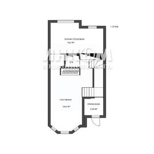 Таунхаус 207м², 4-этажный, участок 1 сот.