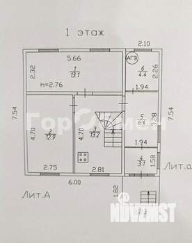Дом 80м², 1-этажный, участок 7 сот.