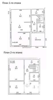 Дом 127м², 2-этажный, участок 4 сот.  