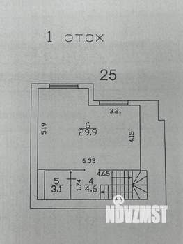 Таунхаус 150м², 4-этажный, участок 1 сот.  