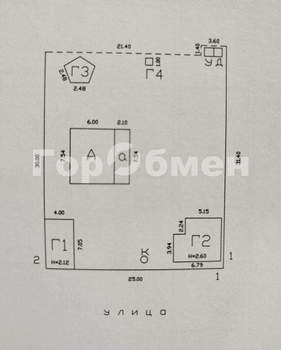 Дом 80м², 1-этажный, участок 7 сот.  
