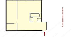 2-к квартира, на длительный срок, 42м2, 1/5 этаж