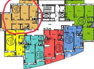 3-к квартира, на длительный срок, 87м2, 9/18 этаж