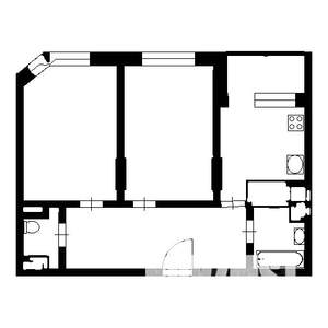 2-к квартира, на длительный срок, 60м2, 10/18 этаж