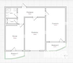 2-к квартира, на длительный срок, 68м2, 10/19 этаж