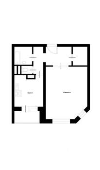 1-к квартира, на длительный срок, 43м2, 9/18 этаж