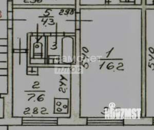 1-к квартира, вторичка, 31м2, 1/5 этаж