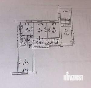 3-к квартира, вторичка, 78м2, 4/5 этаж
