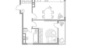 1-к квартира, вторичка, 42м2, 3/23 этаж