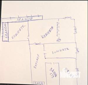 3-к квартира, вторичка, 57м2, 9/9 этаж