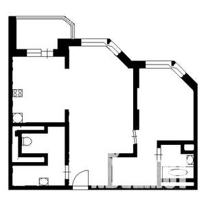 2-к квартира, вторичка, 53м2, 8/23 этаж