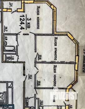 3-к квартира, вторичка, 124м2, 11/17 этаж