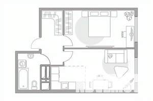 2-к квартира, вторичка, 43м2, 13/23 этаж