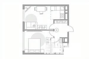 2-к квартира, вторичка, 40м2, 8/23 этаж