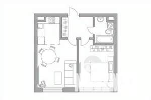 2-к квартира, вторичка, 42м2, 2/23 этаж