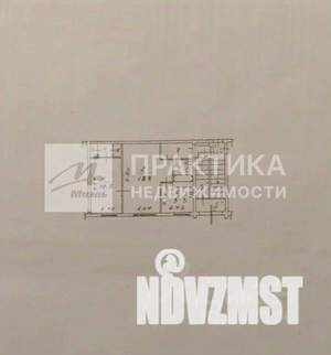 2-к квартира, вторичка, 44м2, 1/5 этаж