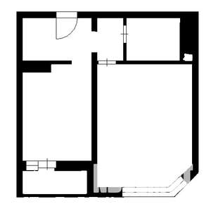 1-к квартира, вторичка, 45м2, 19/19 этаж