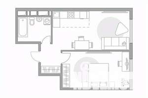 2-к квартира, вторичка, 41м2, 23/23 этаж