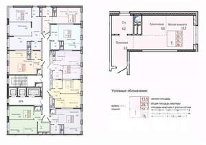 Студия квартира, вторичка, 28м2, 8/23 этаж