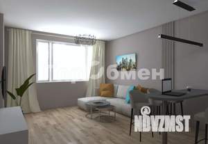 1-к квартира, вторичка, 50м2, 19/23 этаж