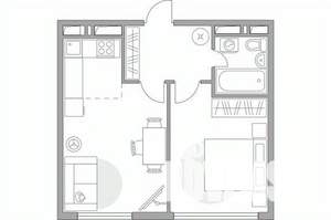 2-к квартира, вторичка, 41м2, 3/23 этаж