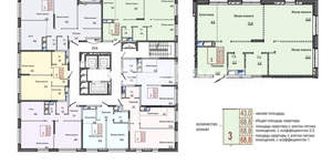 3-к квартира, вторичка, 69м2, 15/23 этаж