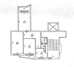 3-к квартира, вторичка, 68м2, 2/9 этаж