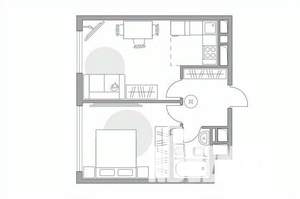 2-к квартира, вторичка, 40м2, 23/23 этаж