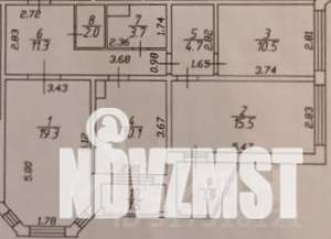 3-к квартира, вторичка, 81м2, 15/17 этаж