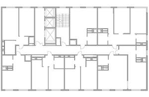 2-к квартира, строящийся дом, 41м2, 23/23 этаж