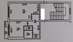 1-к квартира, вторичка, 32м2, 5/5 этаж