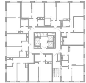 2-к квартира, строящийся дом, 45м2, 10/23 этаж
