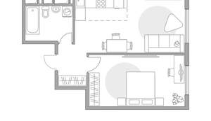 2-к квартира, вторичка, 41м2, 18/23 этаж