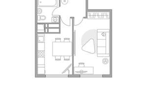 1-к квартира, вторичка, 33м2, 21/23 этаж