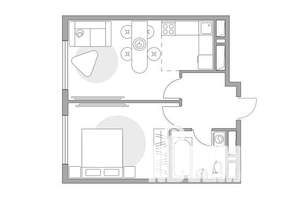 2-к квартира, вторичка, 34м2, 16/23 этаж