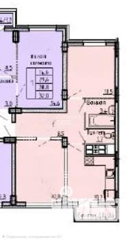 2-к квартира, вторичка, 55м2, 15/23 этаж