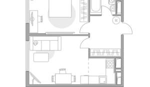 2-к квартира, вторичка, 49м2, 4/23 этаж