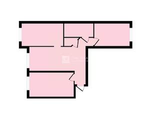 3-к квартира, вторичка, 67м2, 6/23 этаж