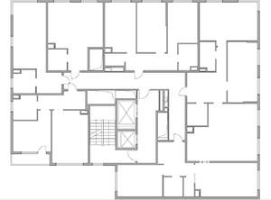 2-к квартира, строящийся дом, 45м2, 6/23 этаж
