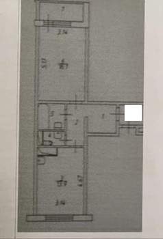 1-к квартира, вторичка, 42м2, 10/17 этаж