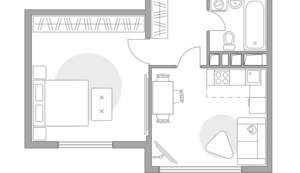 2-к квартира, вторичка, 37м2, 9/23 этаж