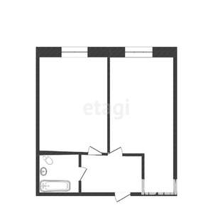 1-к квартира, вторичка, 32м2, 8/9 этаж