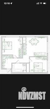 2-к квартира, вторичка, 60м2, 23/23 этаж