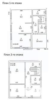 5-к квартира, вторичка, 127м2, 2/2 этаж