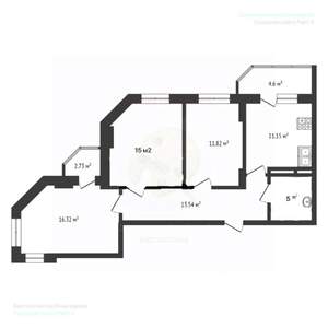 3-к квартира, вторичка, 71м2, 2/17 этаж