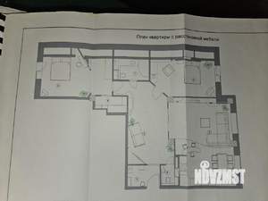 2-к квартира, вторичка, 117м2, 9/10 этаж