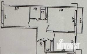 2-к квартира, вторичка, 74м2, 5/18 этаж