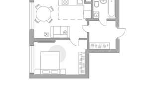 2-к квартира, вторичка, 41м2, 2/23 этаж