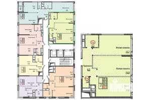 2-к квартира, вторичка, 55м2, 18/18 этаж