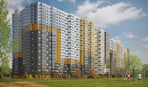 2-к квартира, строящийся дом, 60м2, 17/23 этаж